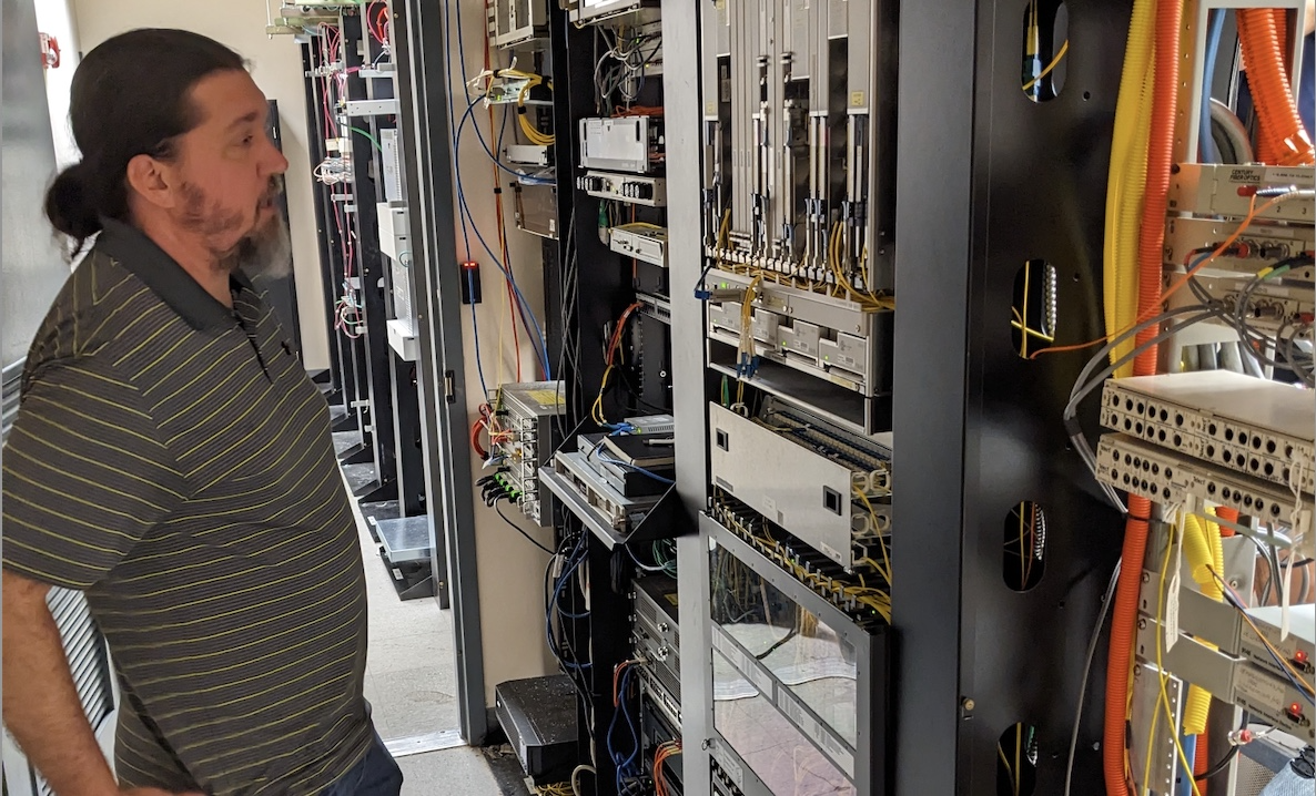 E Gregory in datacenter